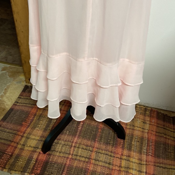 Chi Chi London Soft Pink Ruffle Dress - Picture 6 of 7